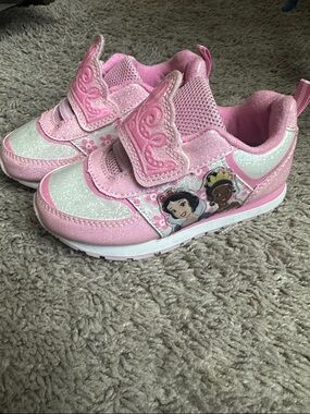 Kids Pink Disney Princess Sneakers
